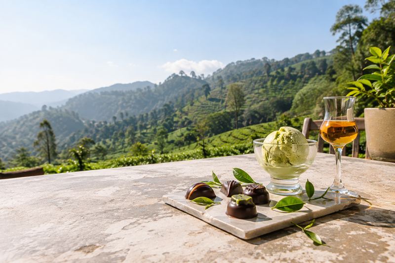 තේ රසැති චොකලට්, අයිස්ක්‍රීම් සහ මධුසාර පාන, යුරෝපයේ නොව මෙහිම හදා