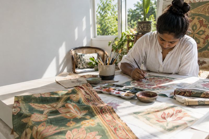 ශ්‍රී ලාංකික මෝස්තර ලෝකයේ රෙදි මෝල්වලට ගාස්තුවකට භාවිත කිරීමට දෙන මුද්‍රණ සහ රටා ස්ටූඩියෝ