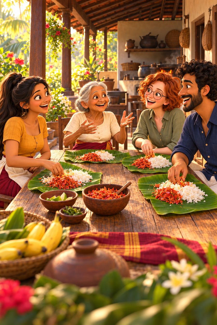 ගීතයේ වීඩියෝවෙන් පින්තූරයක්: ආච්චිගේ මේසේ