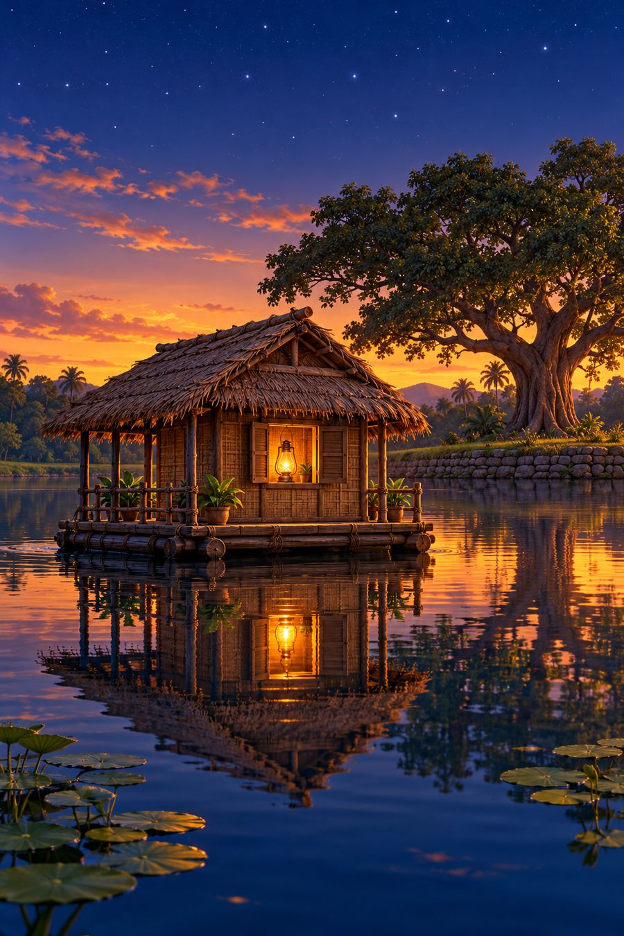 ගීතයේ වීඩියෝවෙන් පින්තූරයක්: අපේ වැවේ රෑ