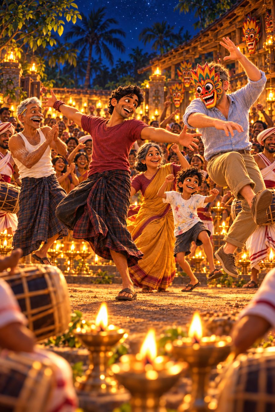 ගීතයේ වීඩියෝවෙන් පින්තූරයක්: අම්බලන්ගොඩ වෙස්